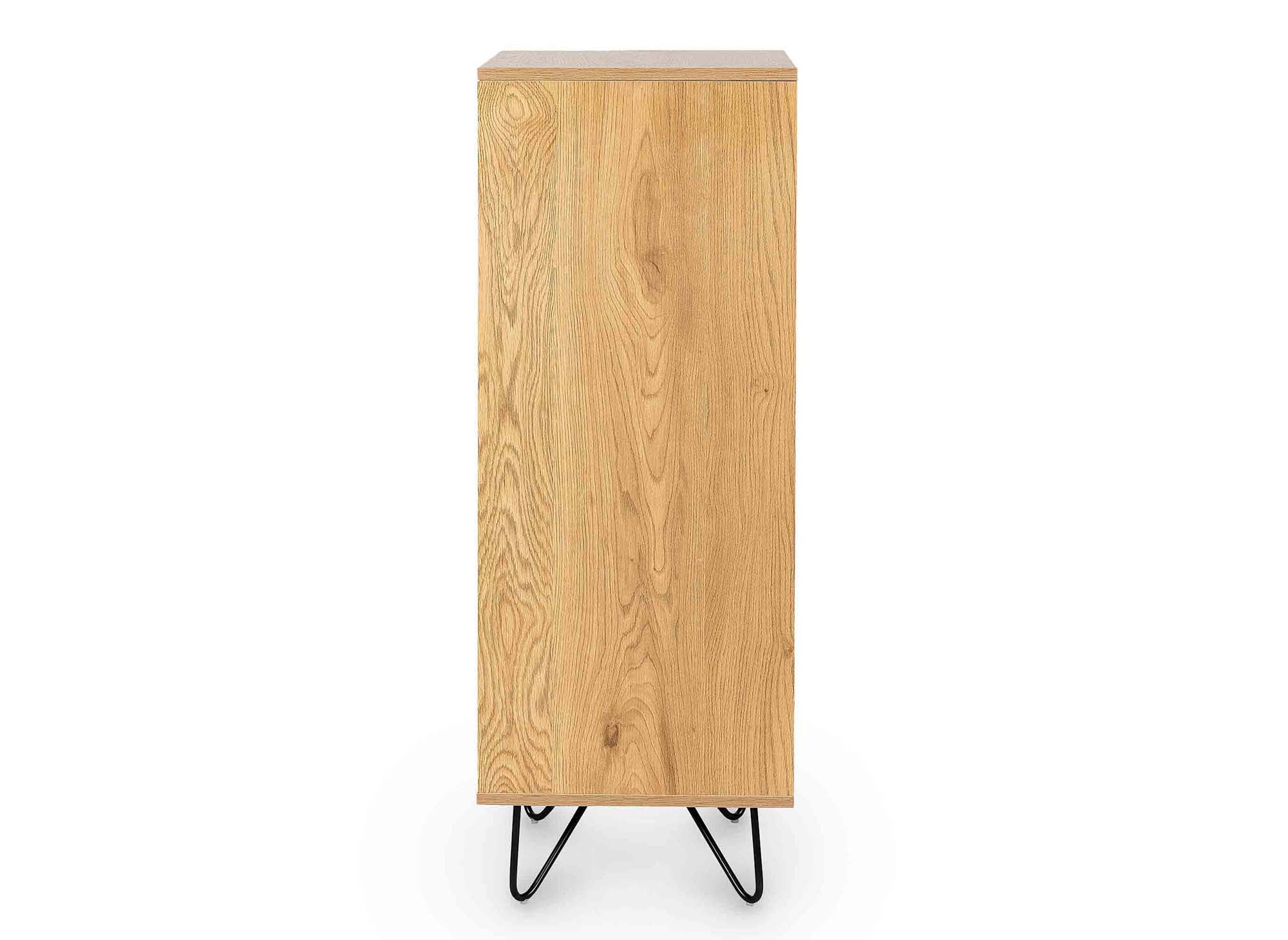 Commode en bois 4 tiroirs avec coiffeuse intégrée DARINA