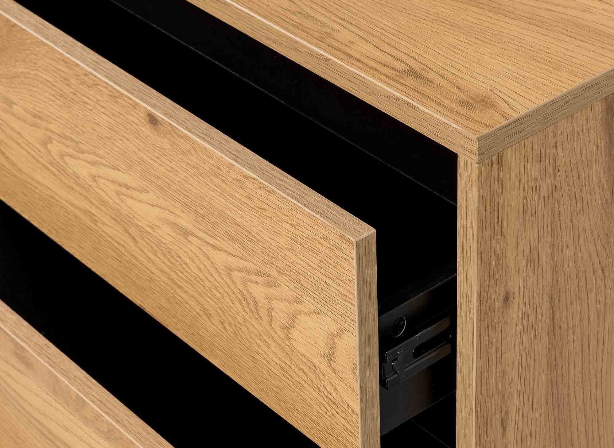 Cassettiera in legno DARINA a 4 cassetti