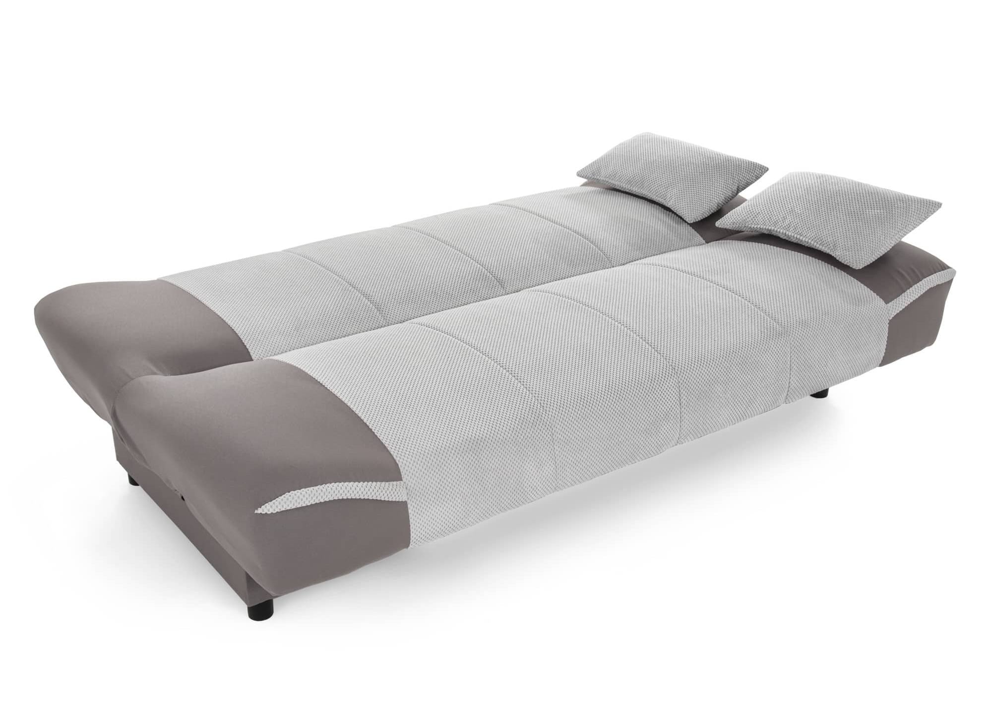 Canapé clic clac gris convertible NATI