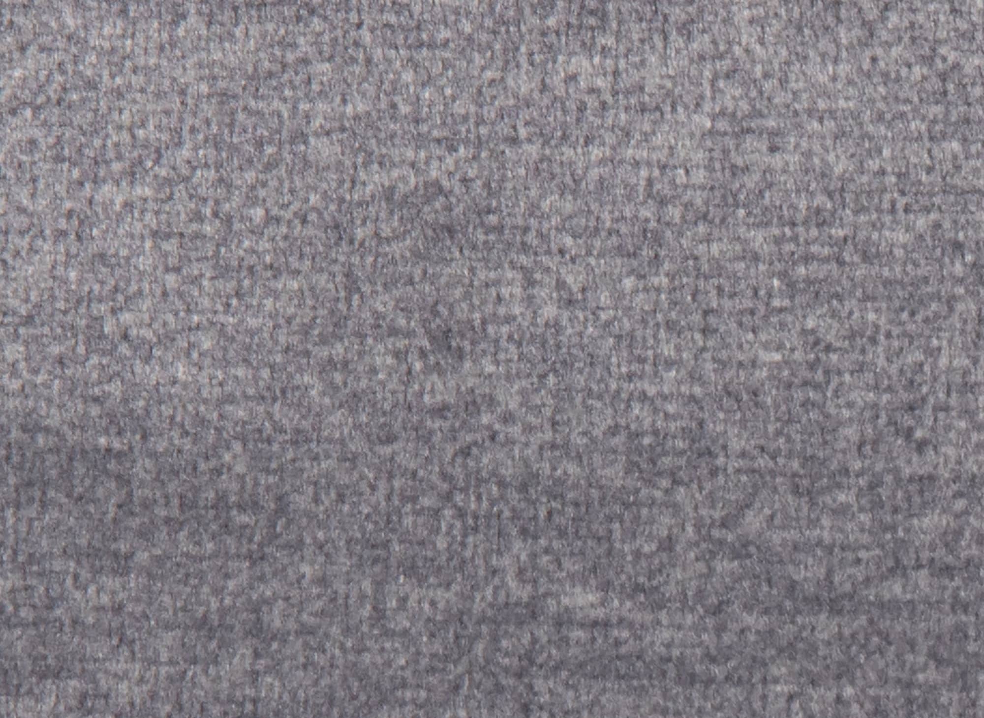 Lit boxspring 140x200 avec coffre de rangement en velours gris MIRANDA