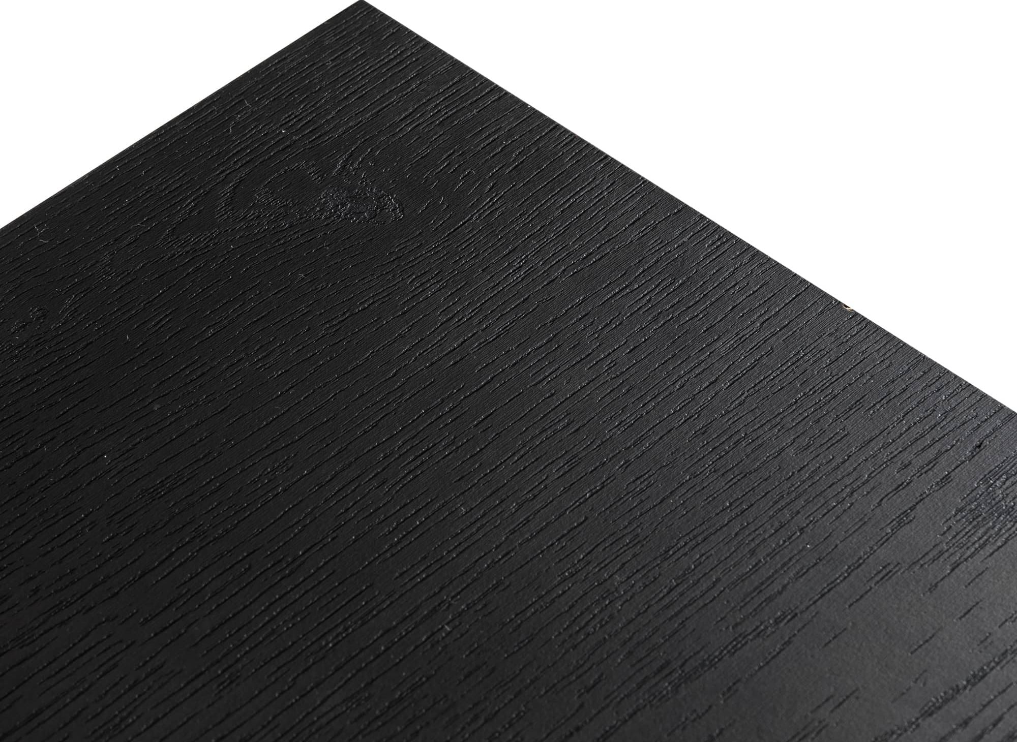 Bureau 2 tiroirs en bois et métal noir DARYL