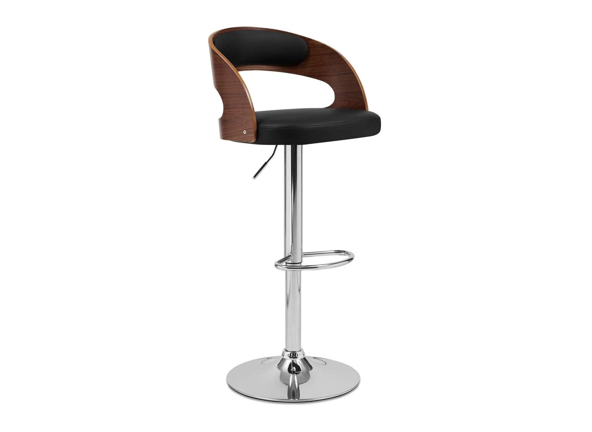 Tabouret de bar marron et noir KENT