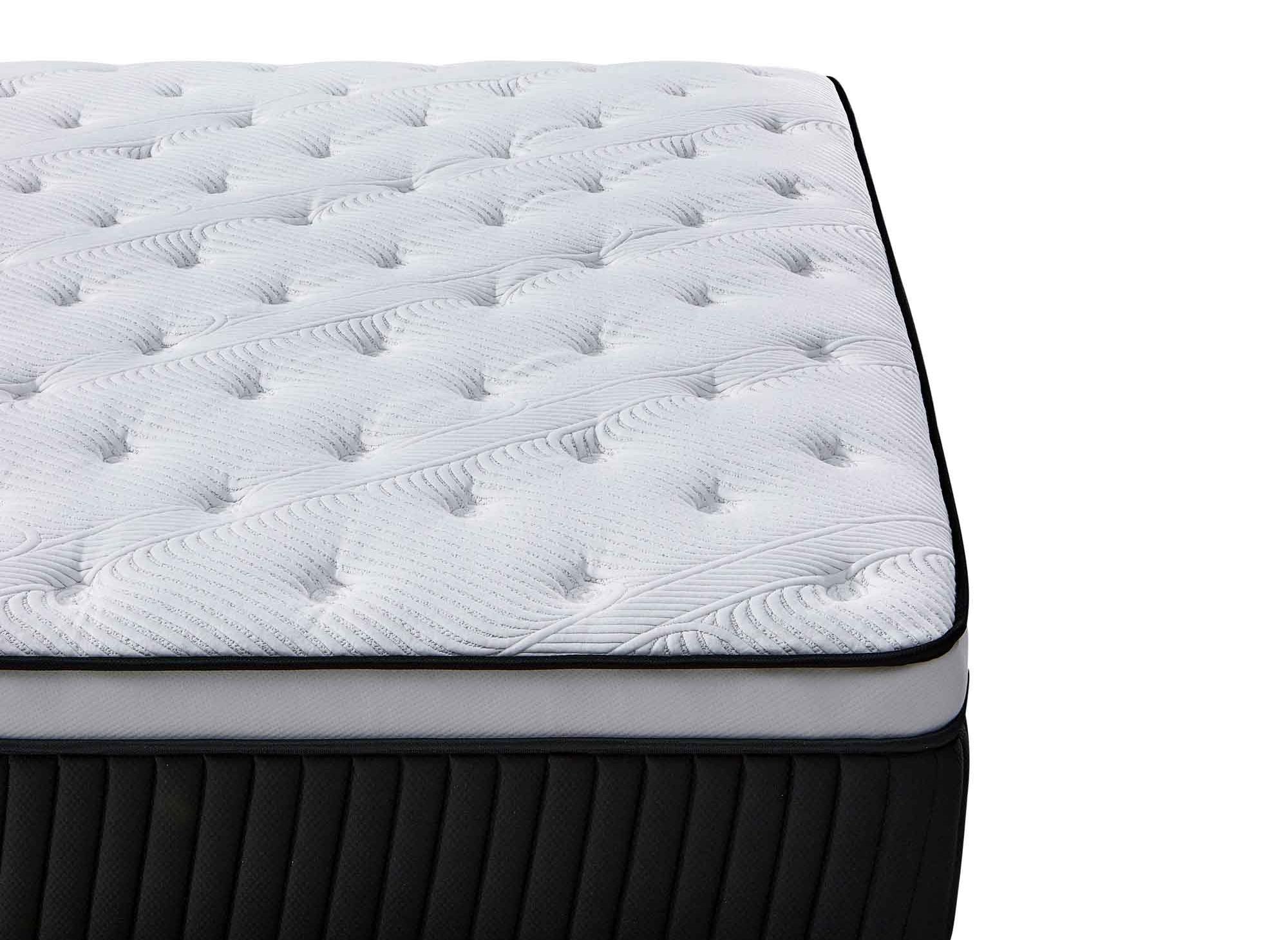 Matelas hybride mémoire de forme 140 x 190 cm épaisseur 37 cm - PILLOW