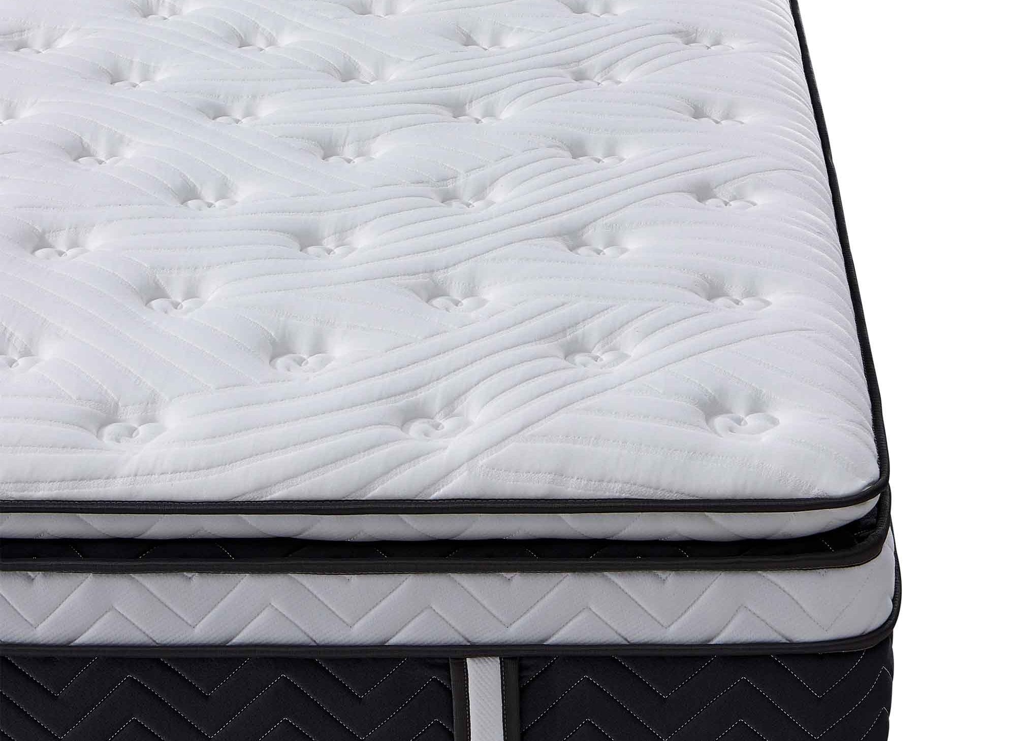 Matelas hybride mémoire de forme 140 x 190 cm épaisseur 35 cm - CLOUDY