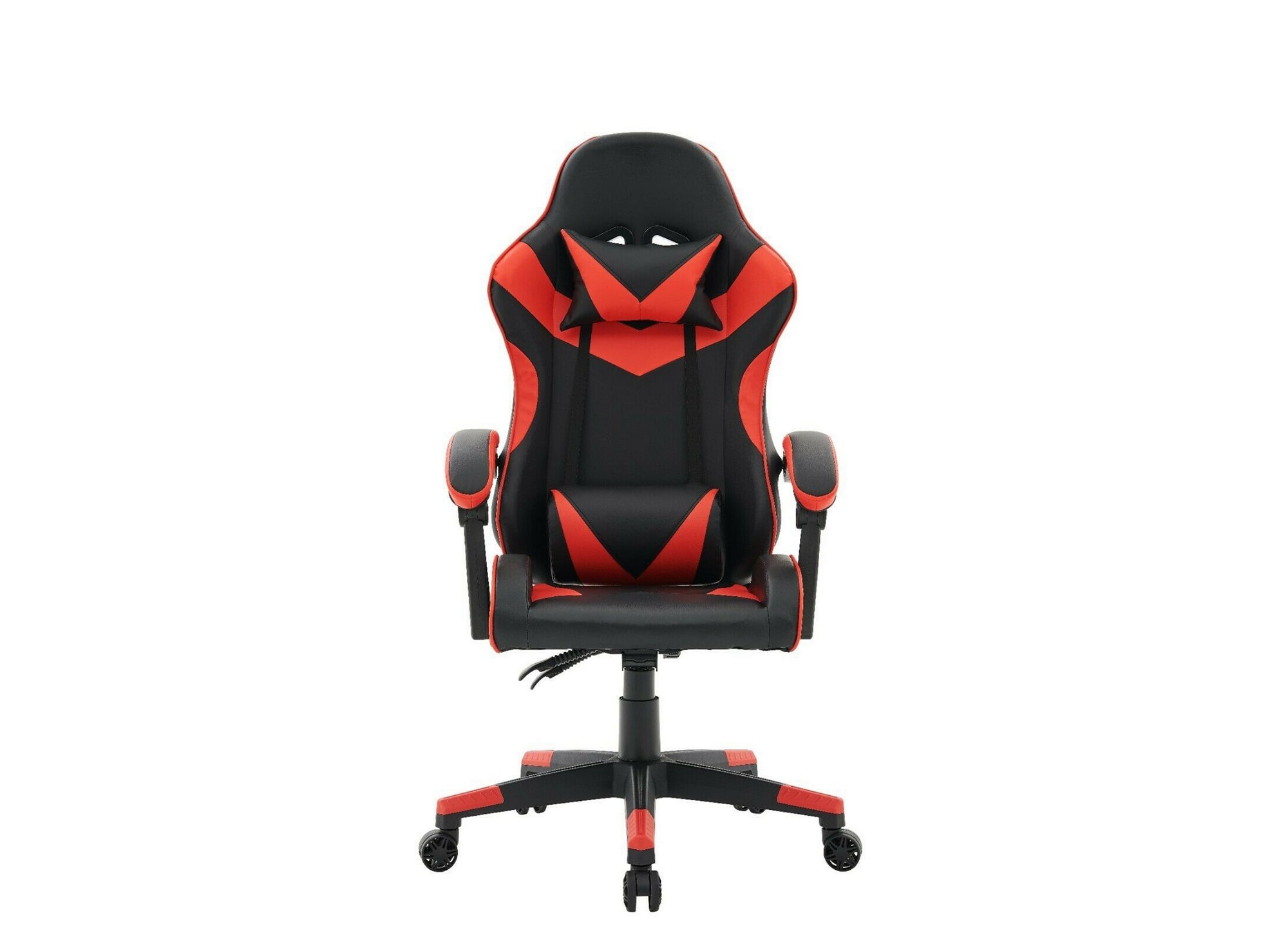 Fauteuil gaming en simili cuir noir et rouge PIXEL