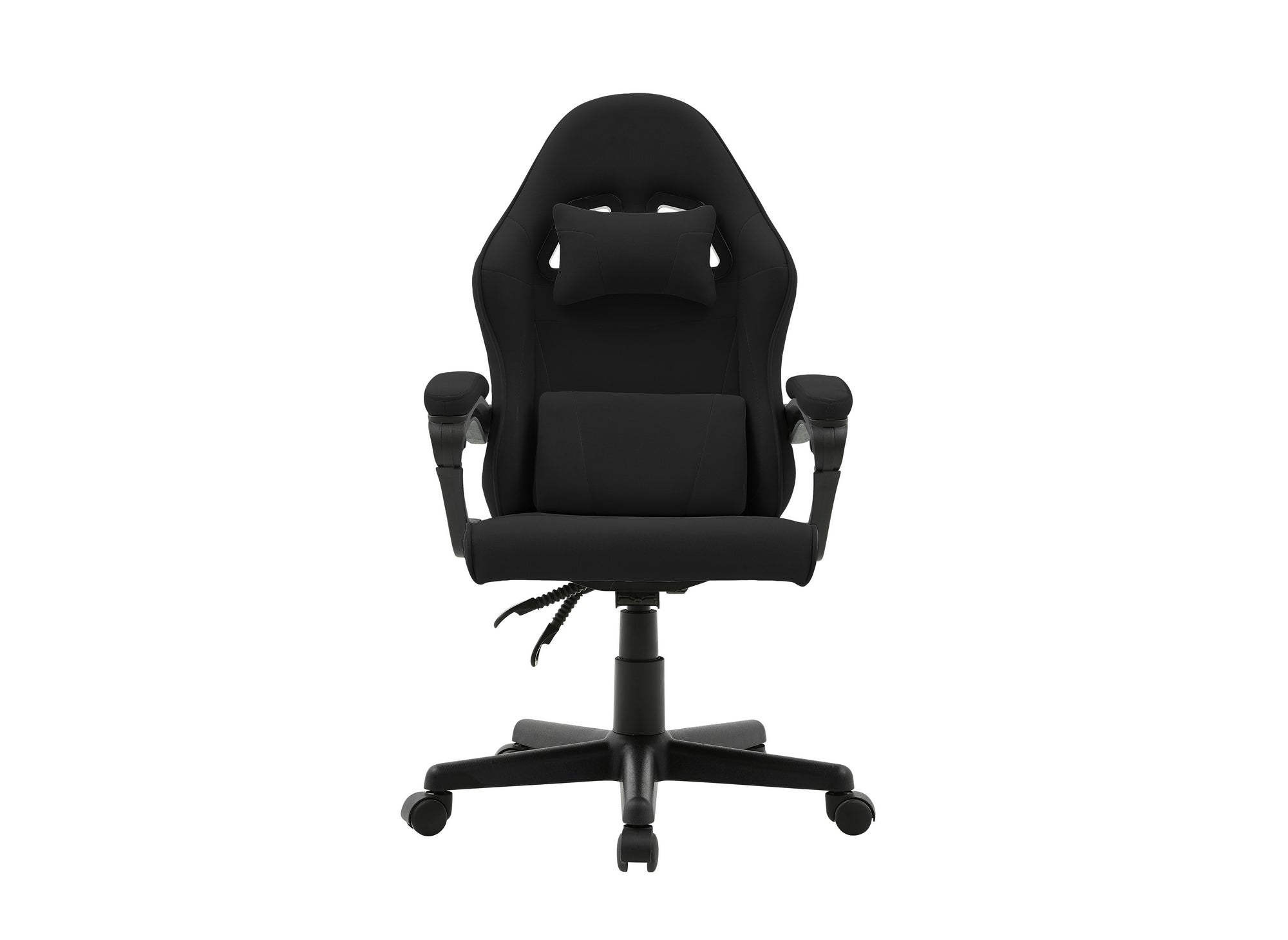 Fauteuil de bureau en tissu noir GHOST