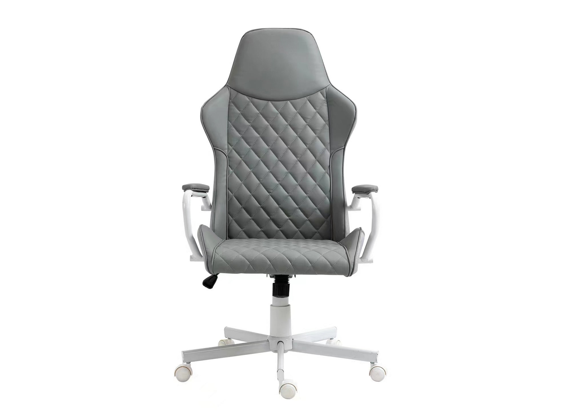 Fauteuil de bureau gris en simili cuir ATOMIC