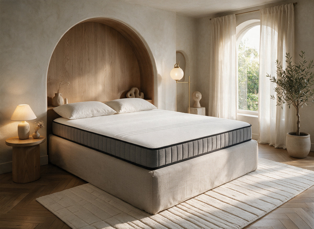 Materasso in schiuma rigida 160 x 200 cm spessore 15 cm WOLK