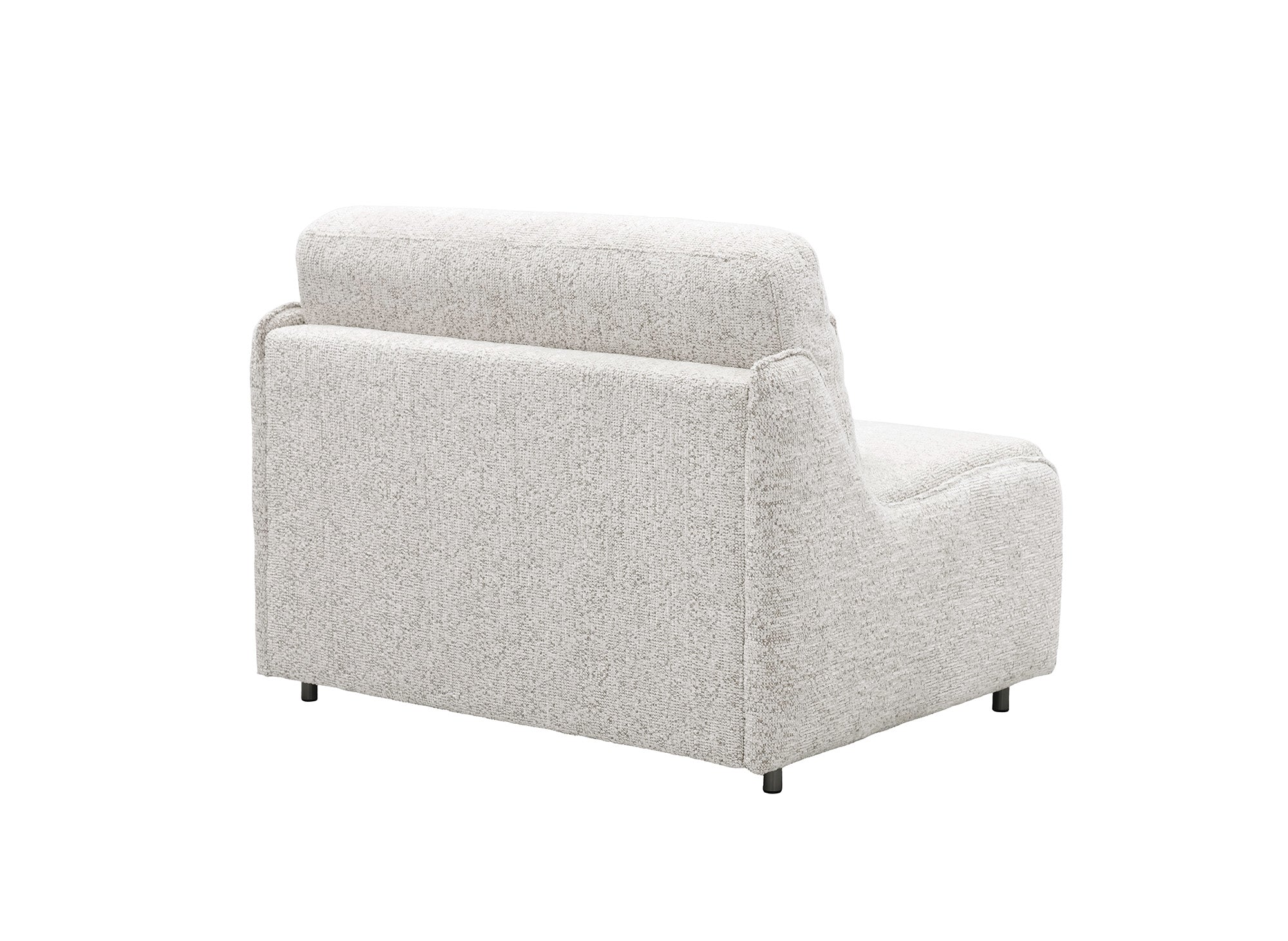 Divano trasformabile Express a 1 posto in tessuto spugna beige IMELDA