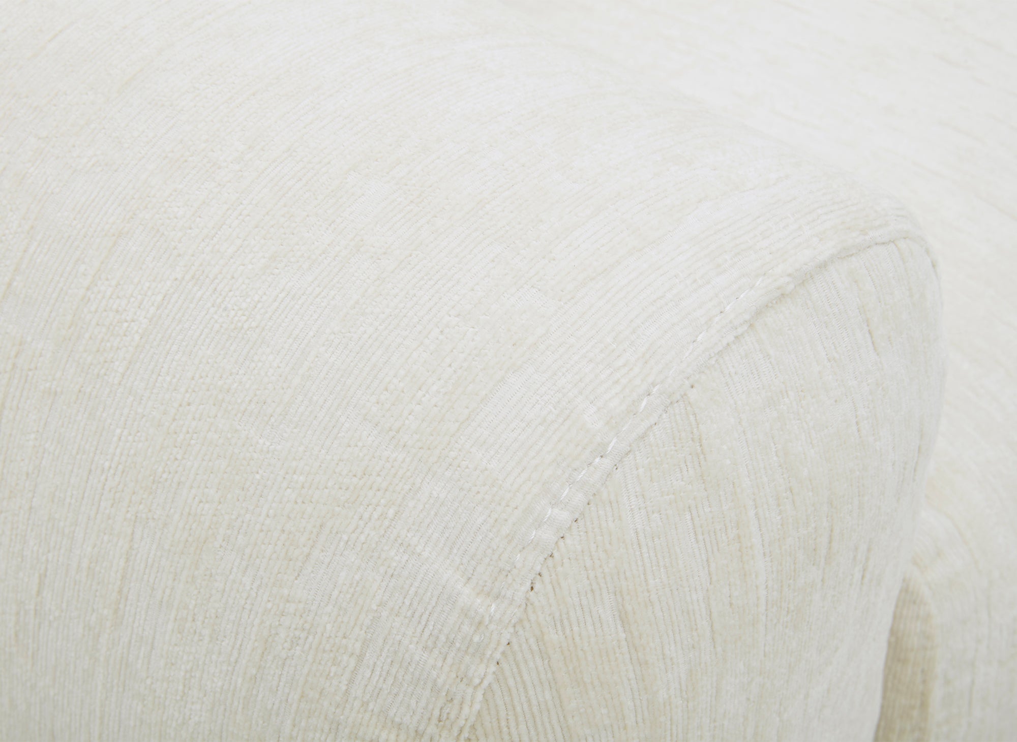 Divano angolare in velluto screziato beige BALIANE