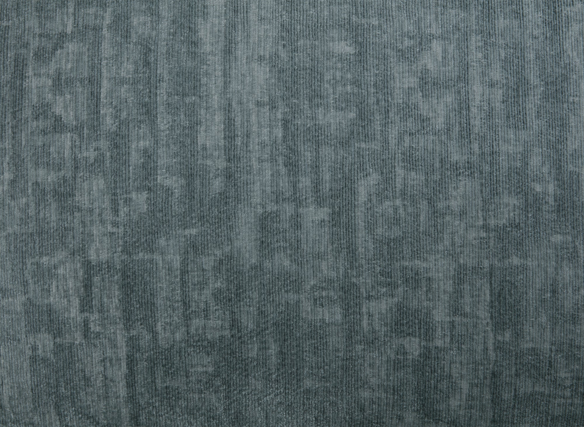 Divano ad angolo in velluto screziato blu BALIANE