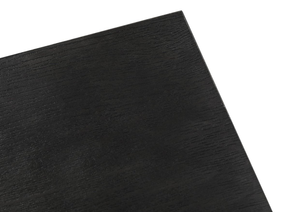 Buffet enfilade 3 tiroirs 2 portes en bois et métal noir DARYL - DécoInParis