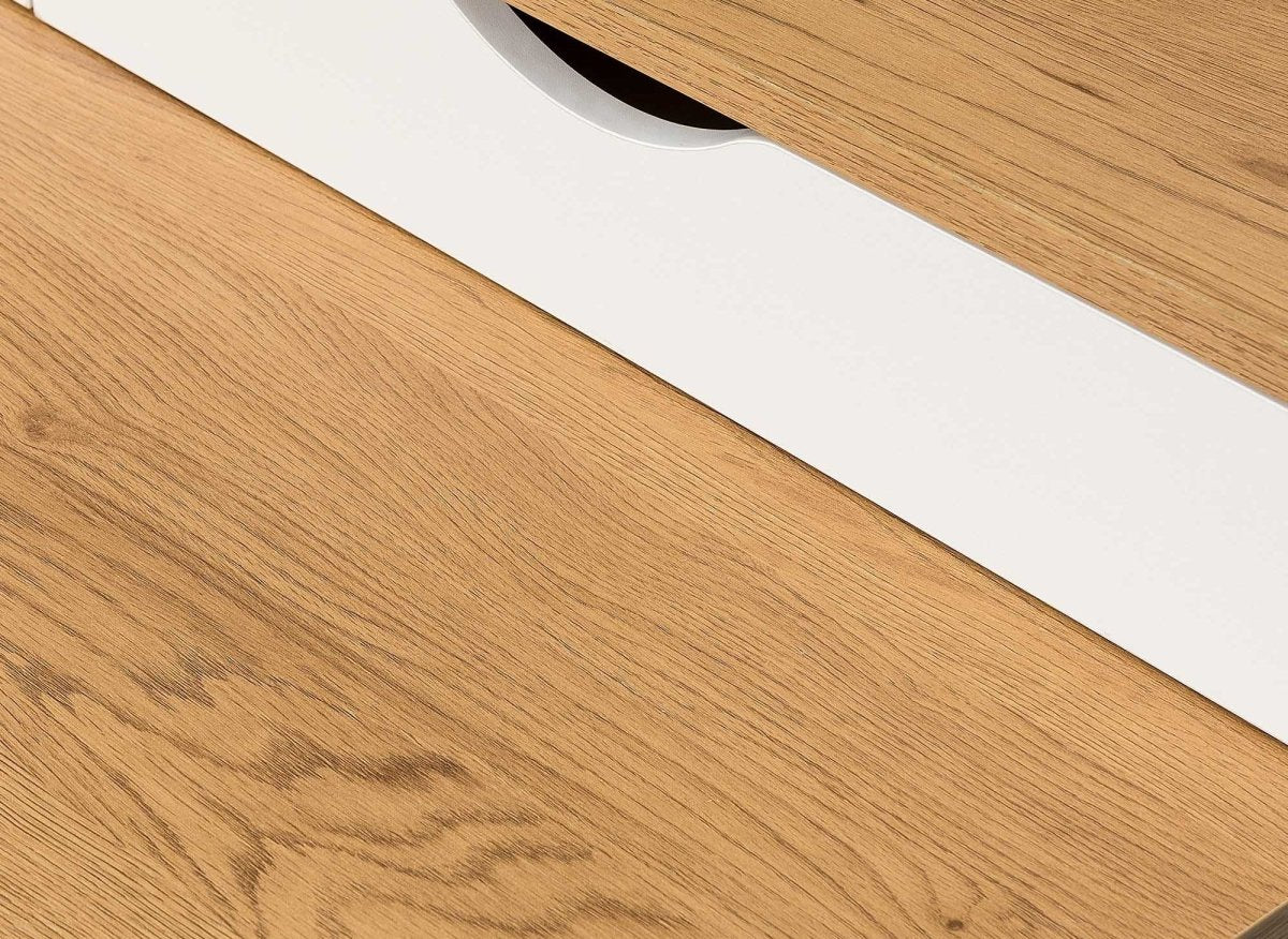 Bureau scandinave avec rangements en bois et métal NORBERT - DécoInParis