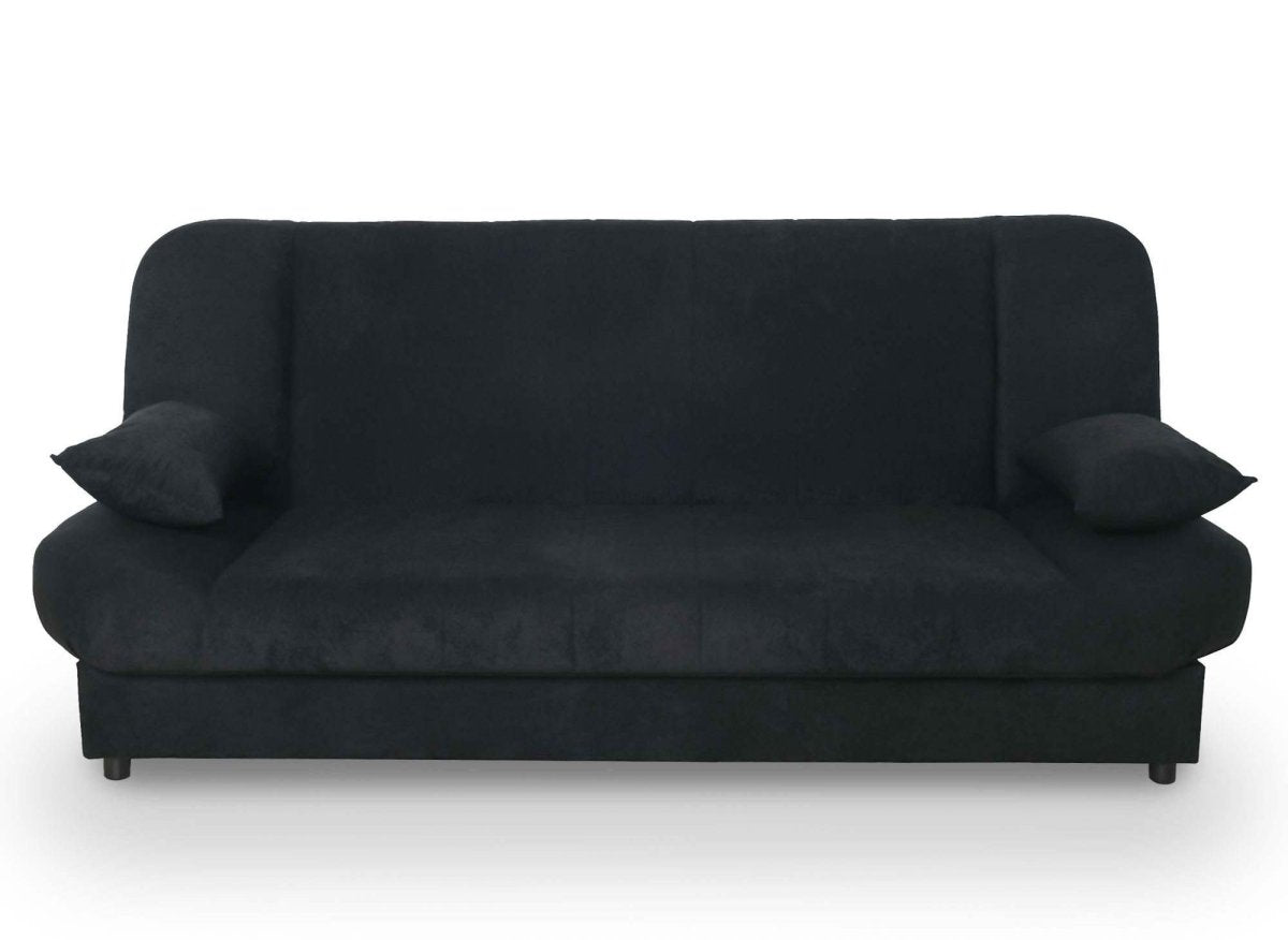 Canapé clic - clac convertible noir KOTI - DécoInParis