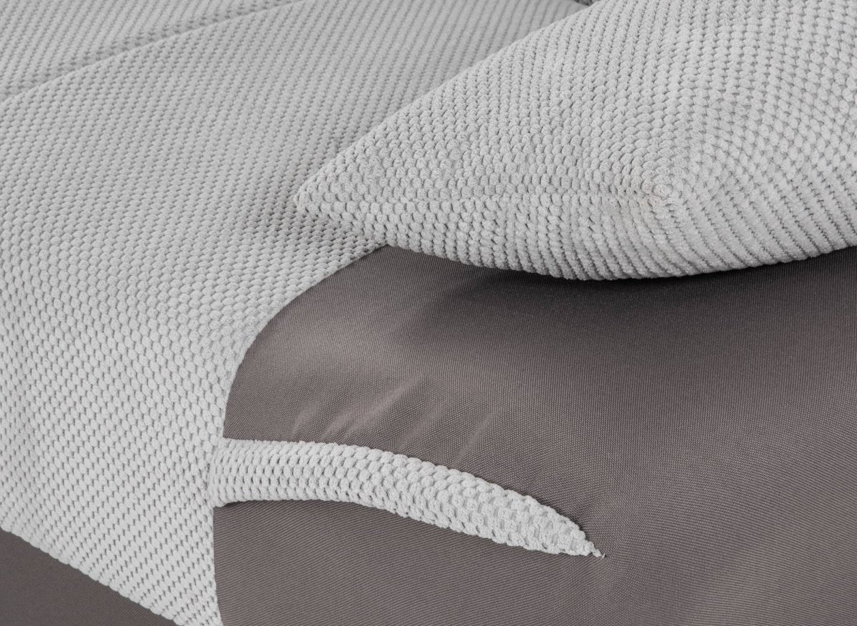 Canapé clic clac gris convertible NATI - DécoInParis