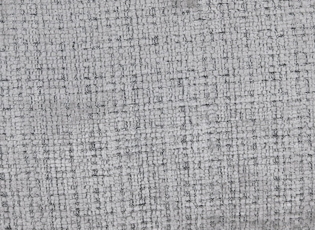 Canapé convertible avec coffre 3 places en velours chiné gris RALYA - DécoInParis