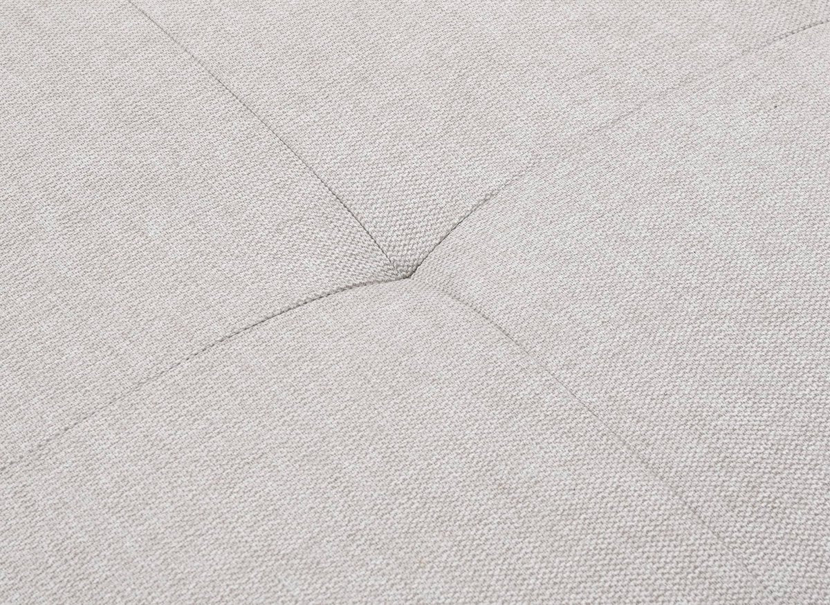 Canapé d'angle convertible en tissu beige MONICA - Angle gauche - DécoInParis