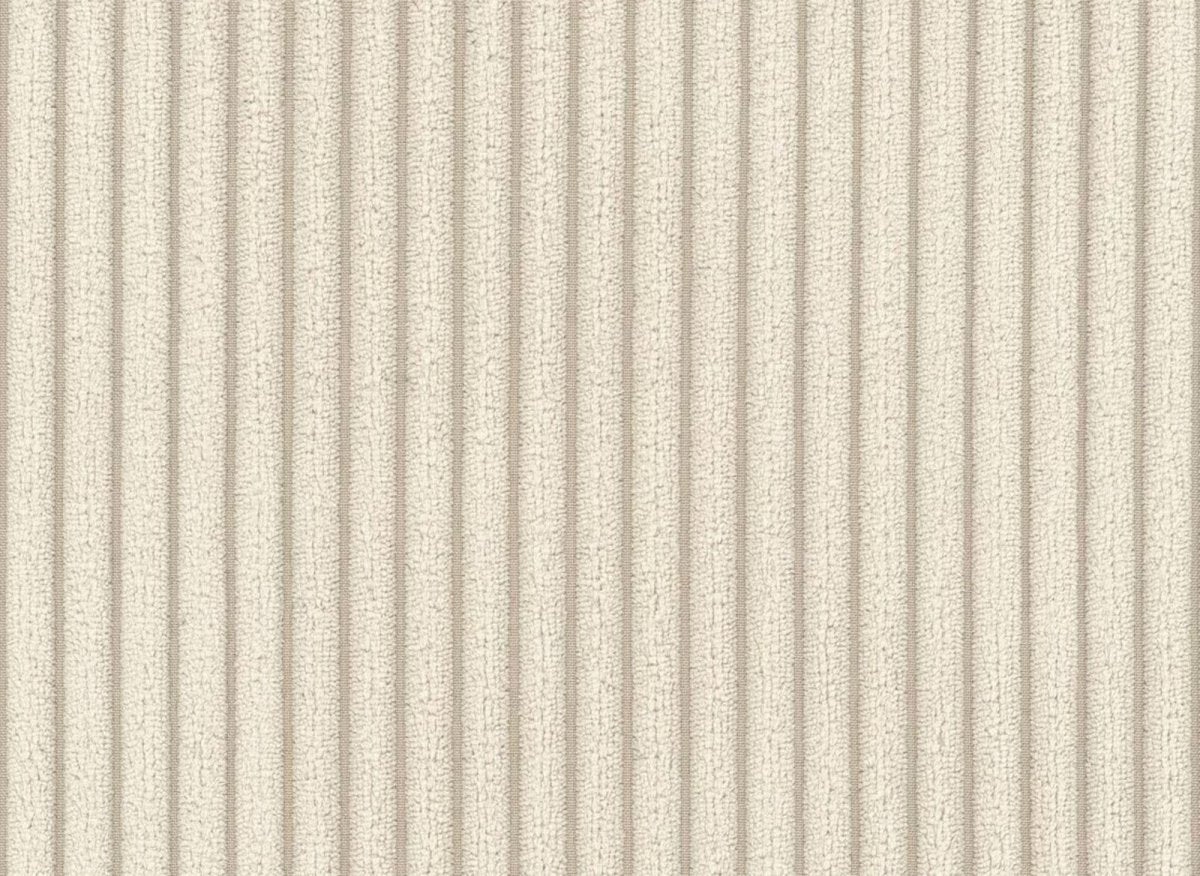 Canapé d'angle convertible et réversible avec coffre en velours cotelé beige JADE - DécoInParis