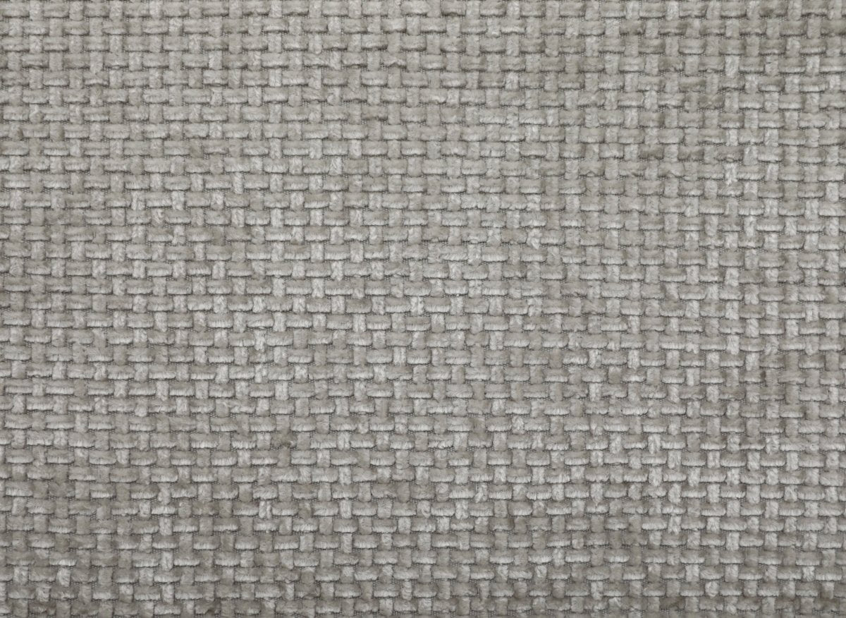 Canapé d'angle relax électrique en velours chiné taupe PALMIRE - DécoInParis