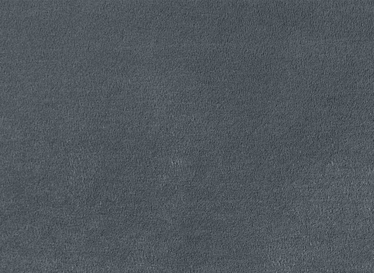 Canapé droit fixe 2 places en velours gris CELINE - DécoInParis