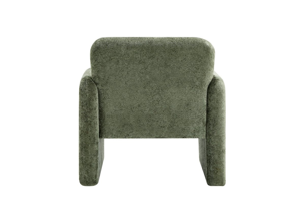 Poltrona in velluto verde PAMIO - DécoInParis