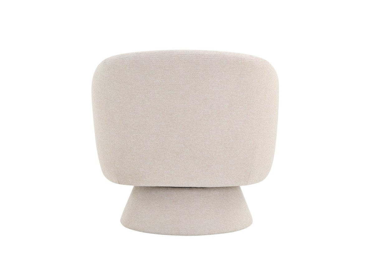 Poltrona girevole beige SENZ - DécoInParis