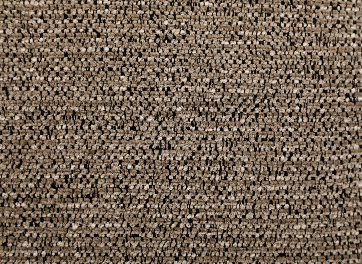 Fauteuil relax électrique en velours texturé marron PATRICIA - DécoInParis