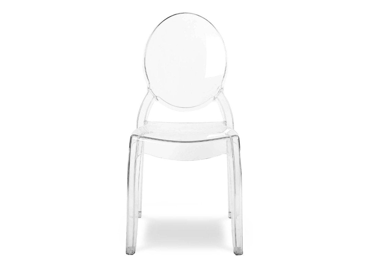 Lot de 4 chaises design en plexi transparent TOLGA - DécoInParis