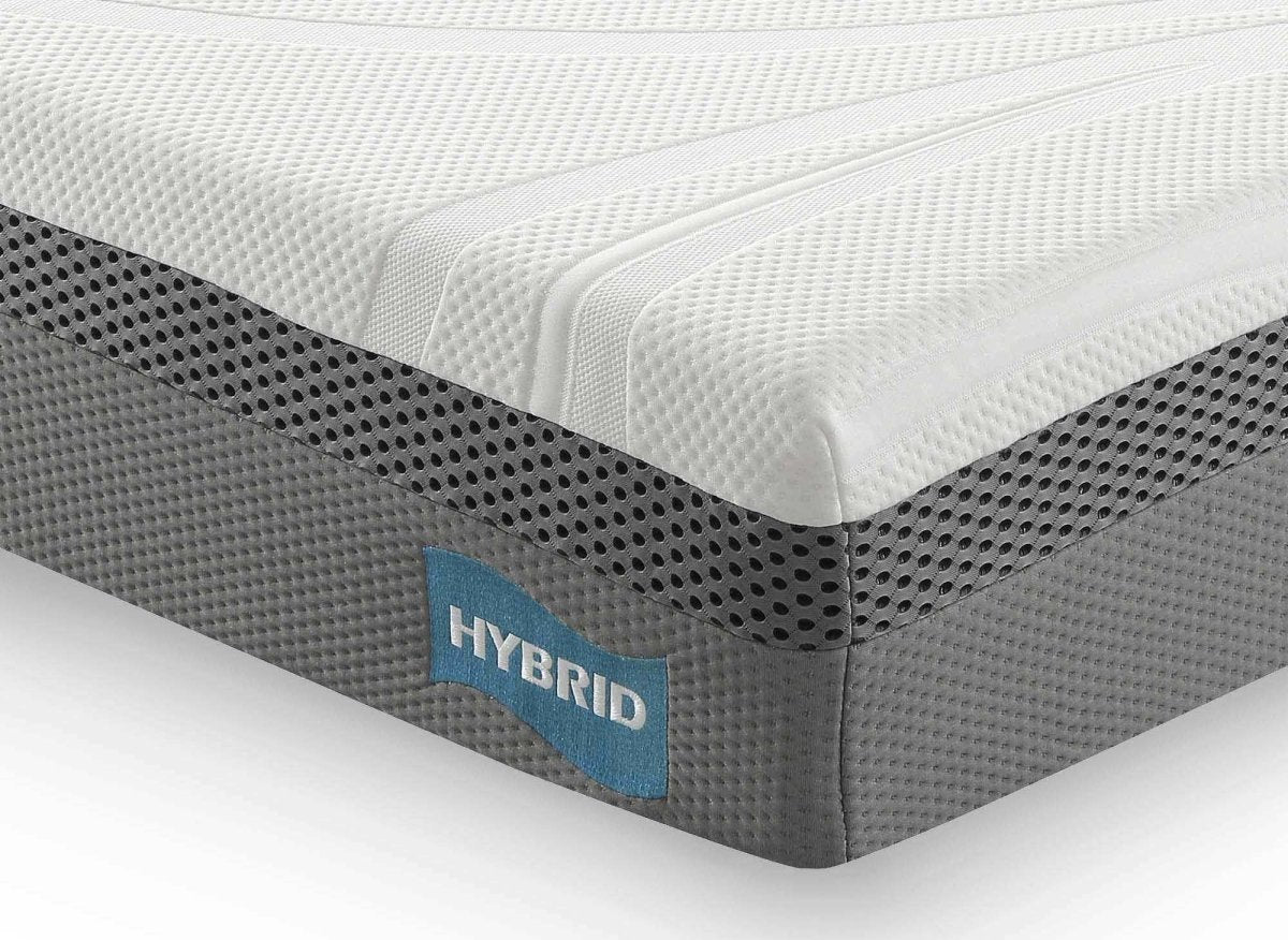 Matelas HYBRID 160 x 200 cm ressorts ensachés et mémoire de forme épaisseur 26 cm - DécoInParis