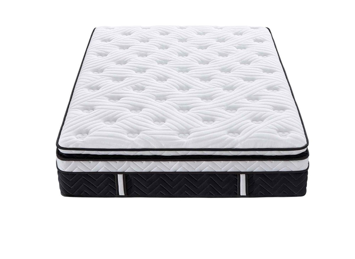 Matelas hybride mémoire de forme 160 x 200 cm épaisseur 35 cm - CLOUDY - DécoInParis