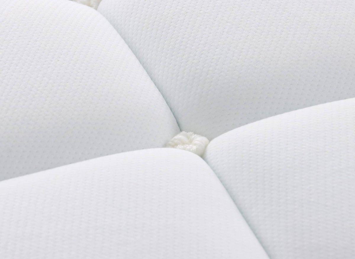 Matelas hybride mousse mémoire en gel et ressorts ensachés 140 x 190 cm épaisseur 31 cm SERENA - DécoInParis