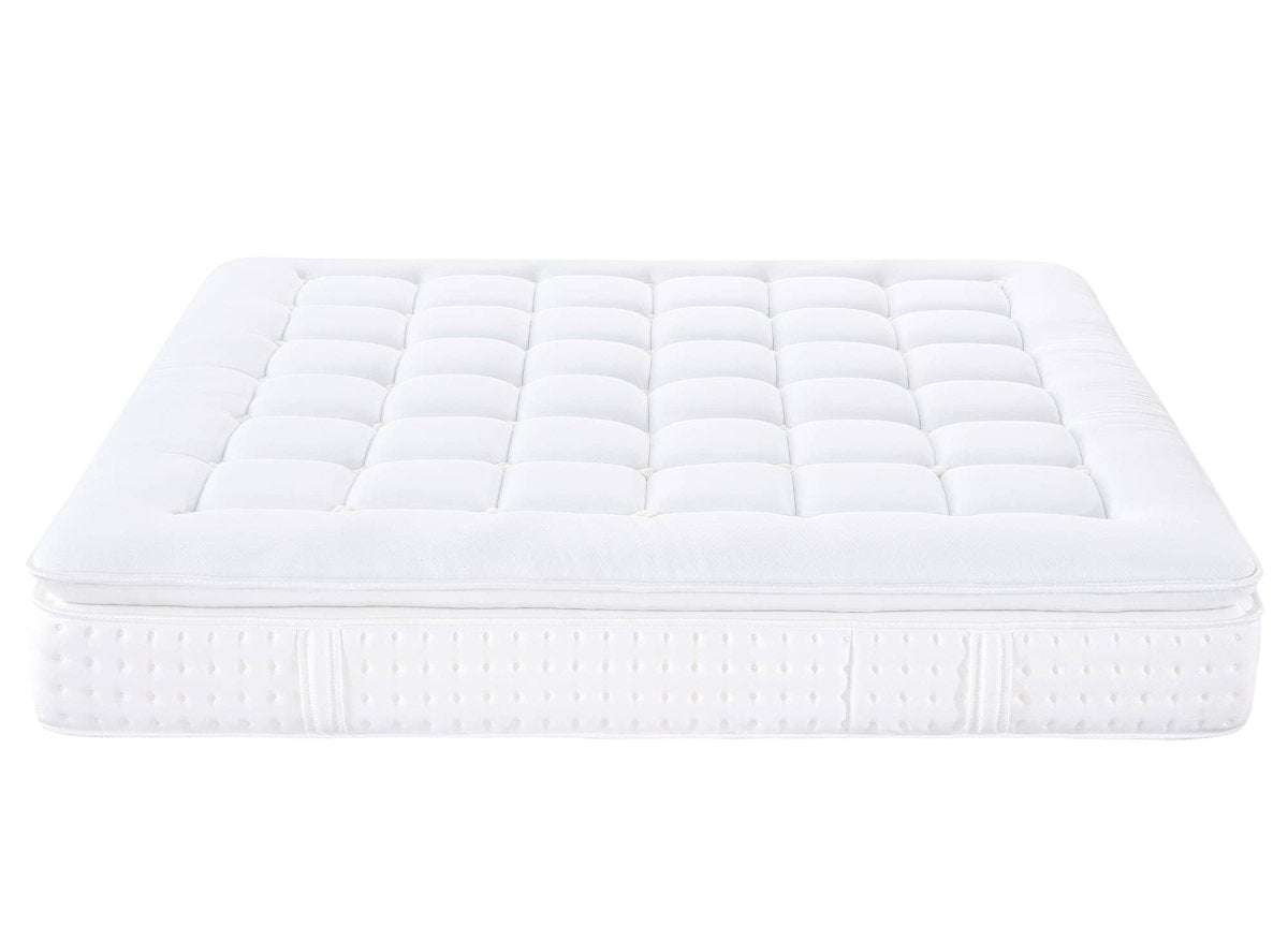Matelas hybride mousse mémoire en gel et ressorts ensachés 160 x 200 cm épaisseur 31 cm SERENA - DécoInParis