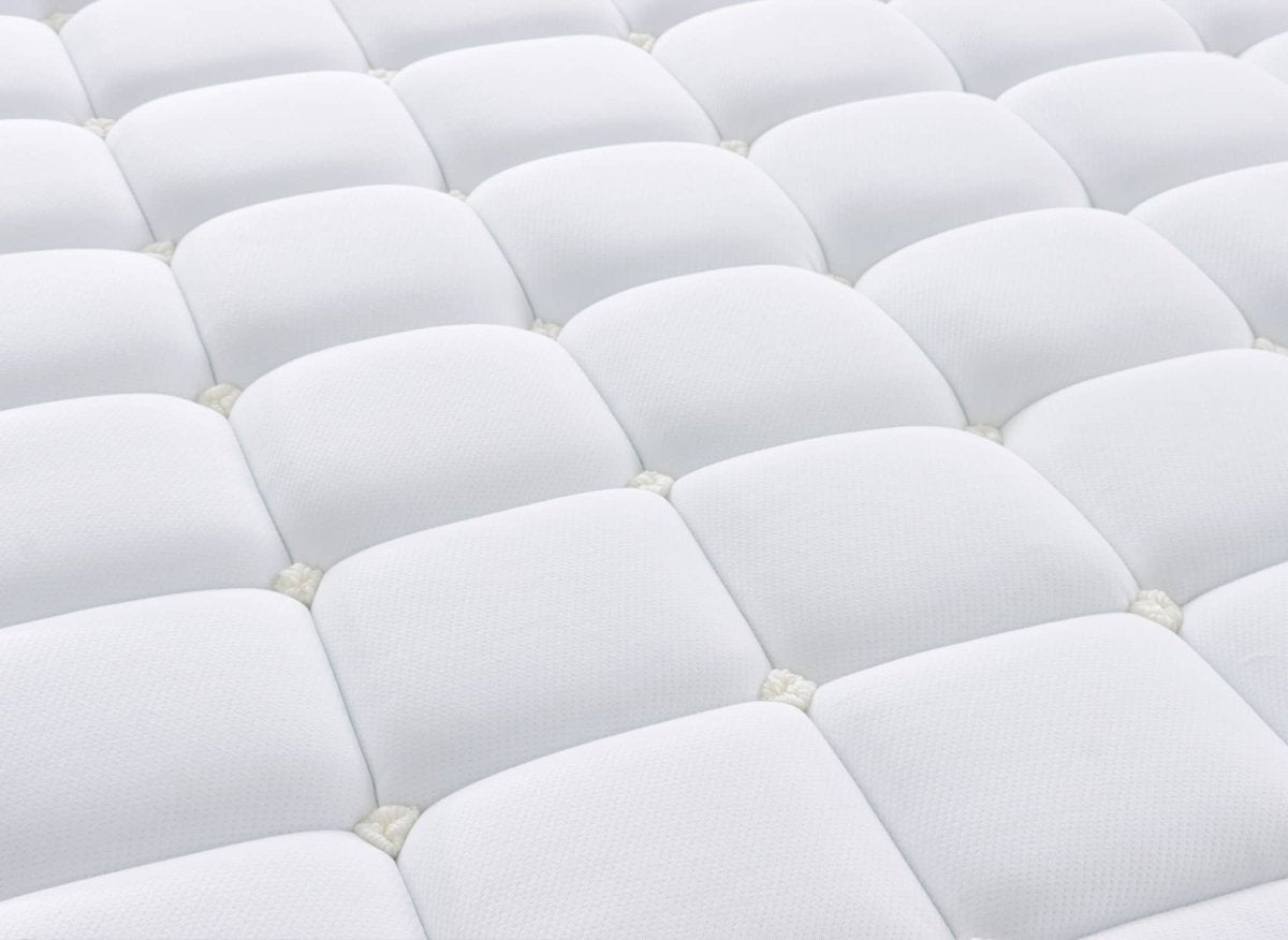 Matelas hybride mousse mémoire en gel et ressorts ensachés 180 x 200 cm épaisseur 31 cm SERENA - DécoInParis