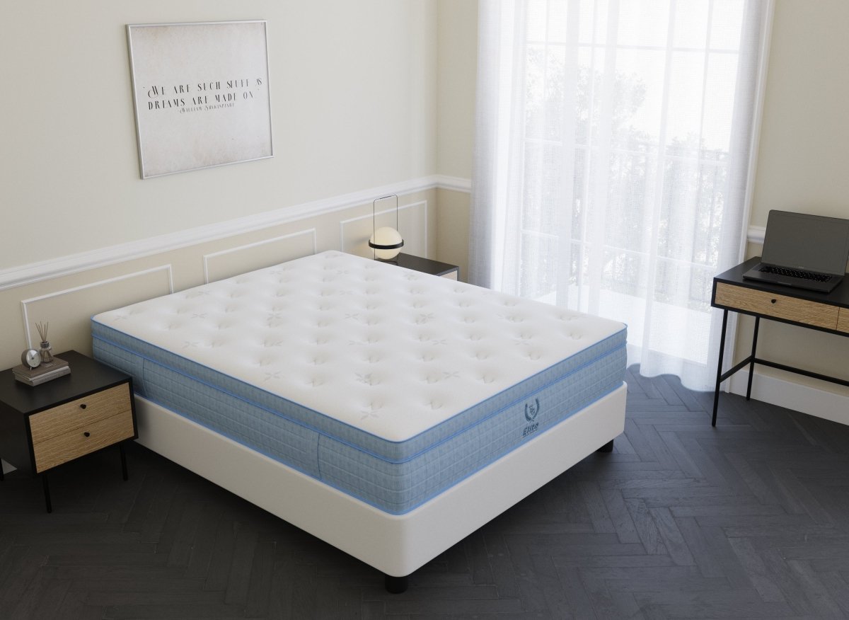 Matelas hybride ressorts ensachés 180 x 200 cm épaisseur 30 cm RAFAEL - DécoInParis