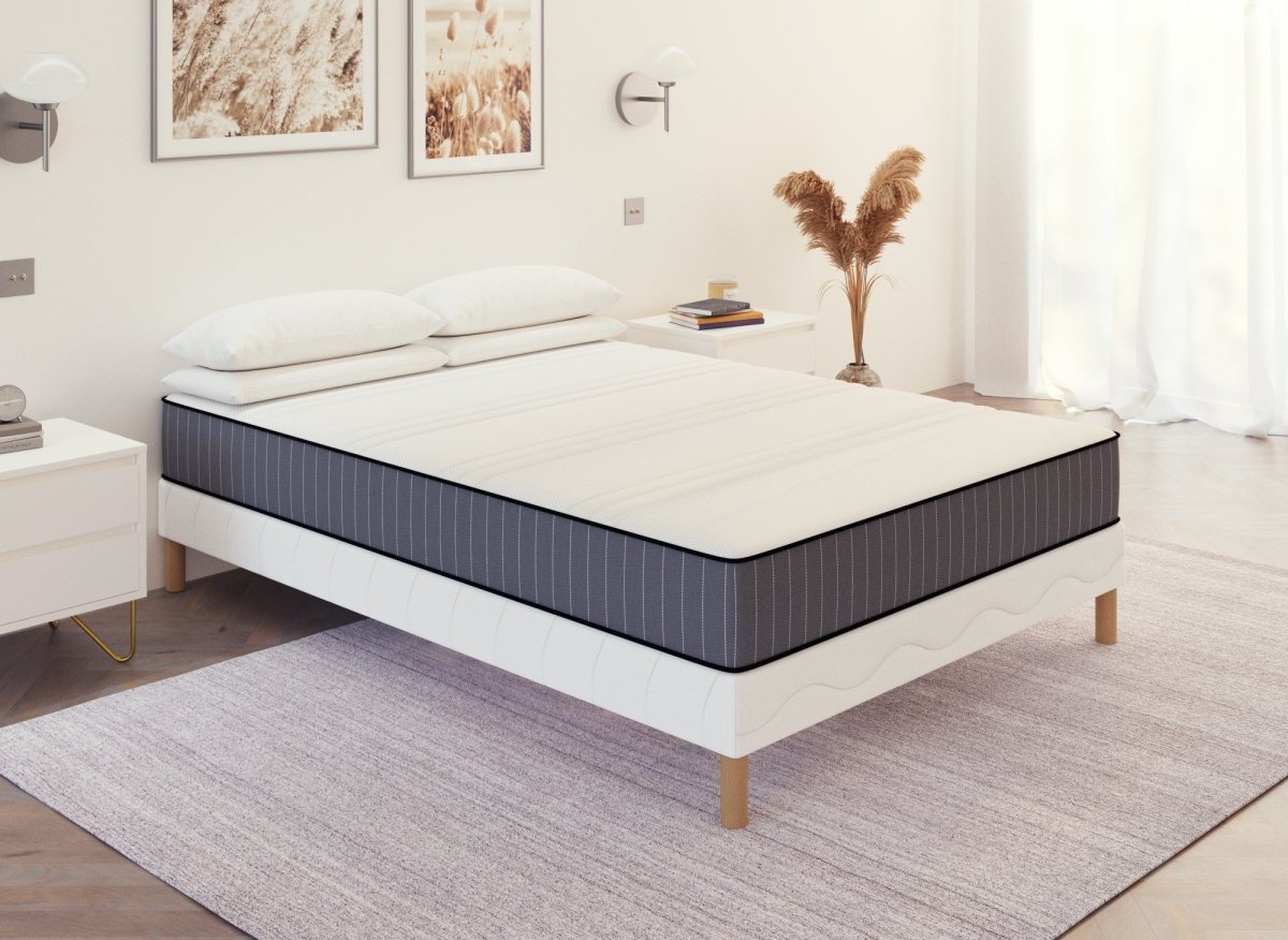 Matelas mousse 140 x 190 cm épaisseur 20 cm AWAN - DécoInParis