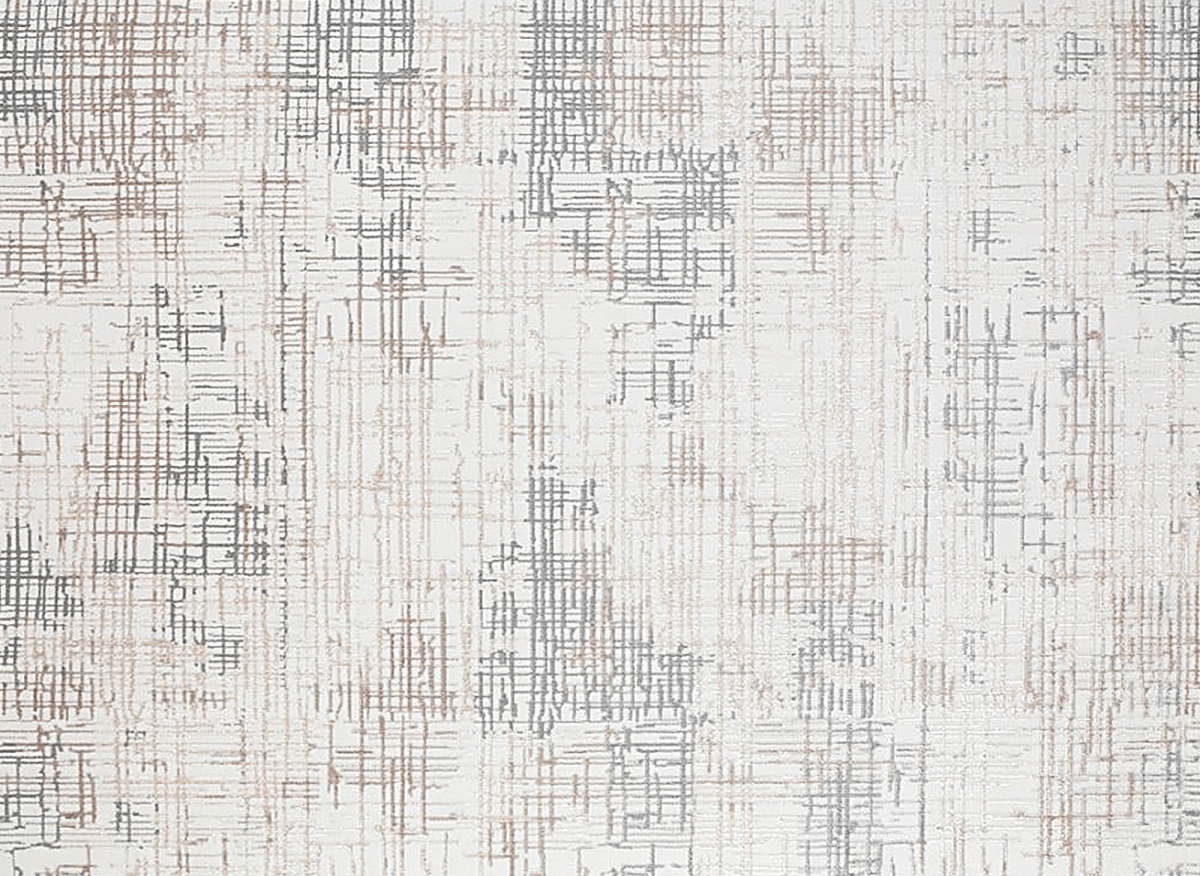 Tapis beige à motifs striés gris 160 x 230 cm PEKIN - DécoInParis