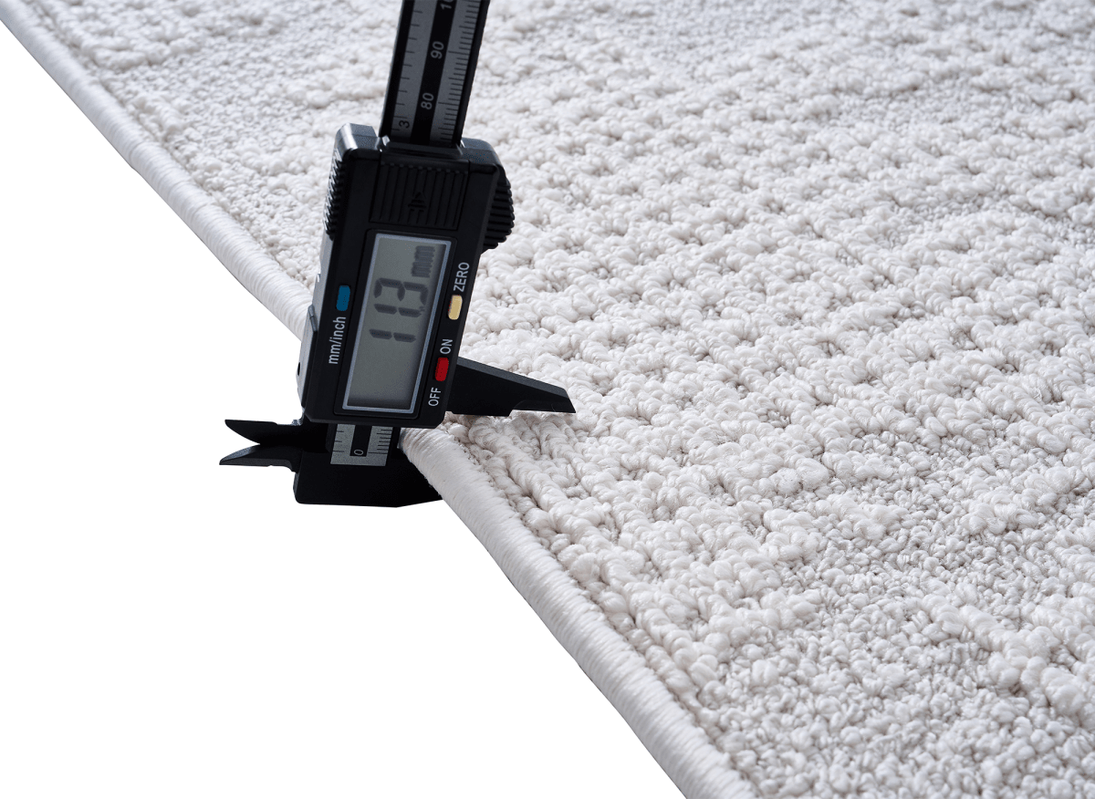 Tapis gris à motifs 160 x 230 cm BLOUJE - DécoInParis