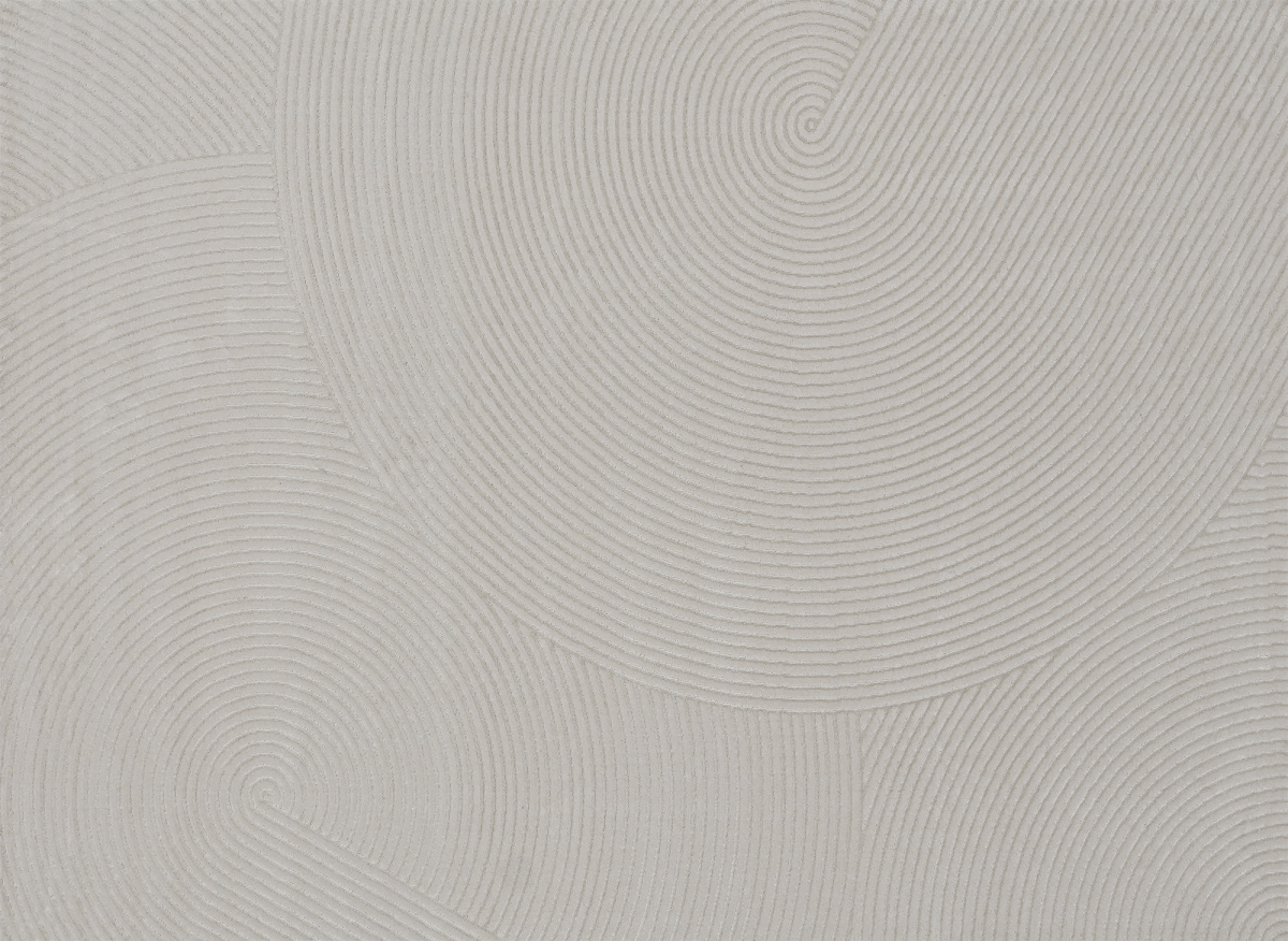 Tapis gris à motifs circulaires 160 x 230 cm NOLOCO - DécoInParis