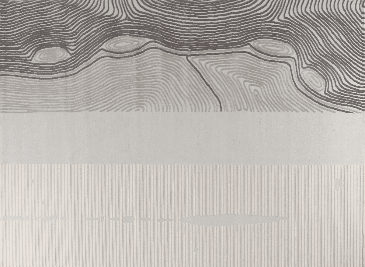 Tapis gris et beige à motifs 200 x 290 cm LYAH - DécoInParis