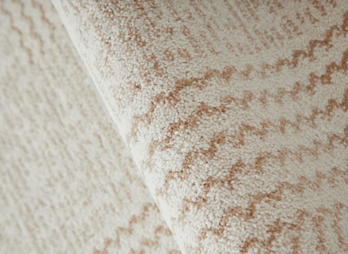 Tapis texturé beige foncé 200 x 290 cm KAIA - DécoInParis