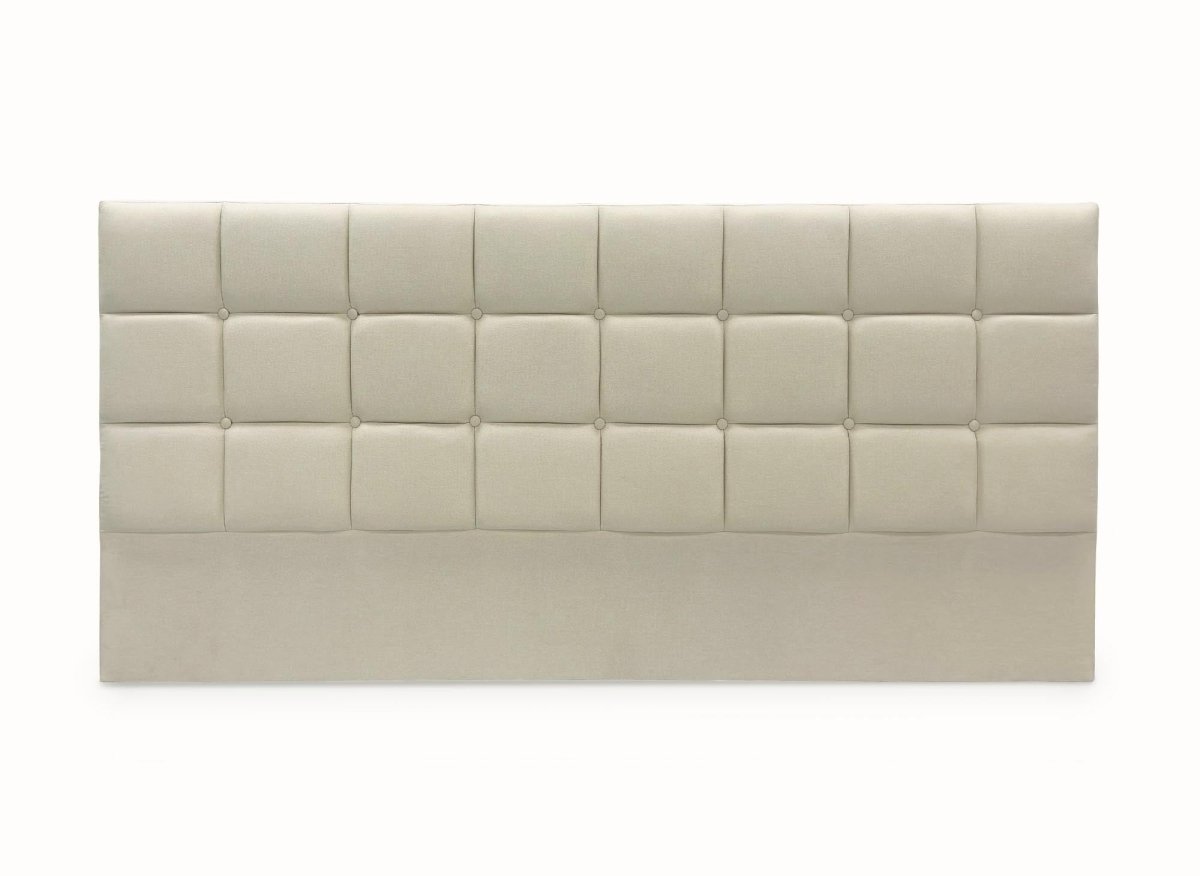 Tête de lit en tissu beige design 180 cm ALVERA - DécoInParis