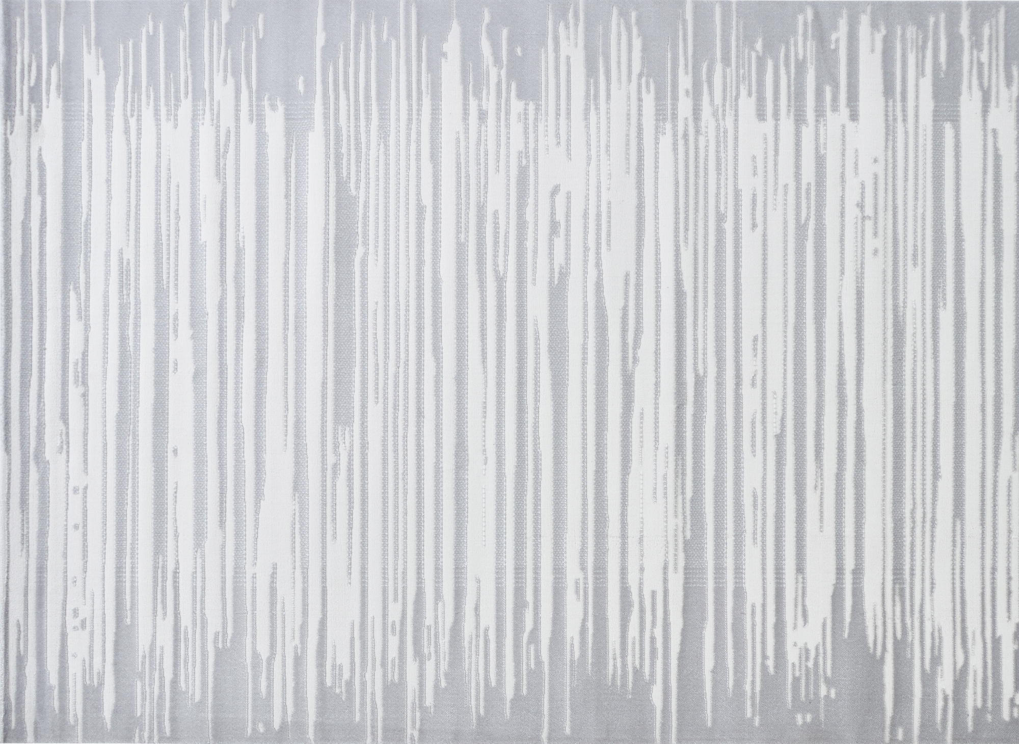 Tappeto grigio e bianco 200x 290 cm FROST